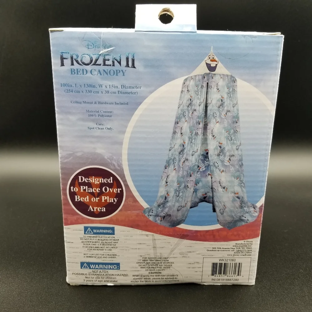 Disney's Frozen 2 Bed Canopy OLAF Light Blue (100